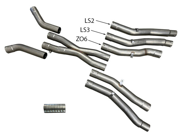 Speed Engineering 2005-13 C6 Corvette 3" LS X-Pipe 25-1053