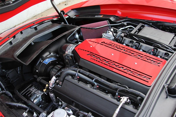 ProCharger 2014-19 C7 Corvette Stingray LT1 Supercharger F-1D/F-1/F-1A Competition Race Tuner Kit 1GU402-F1