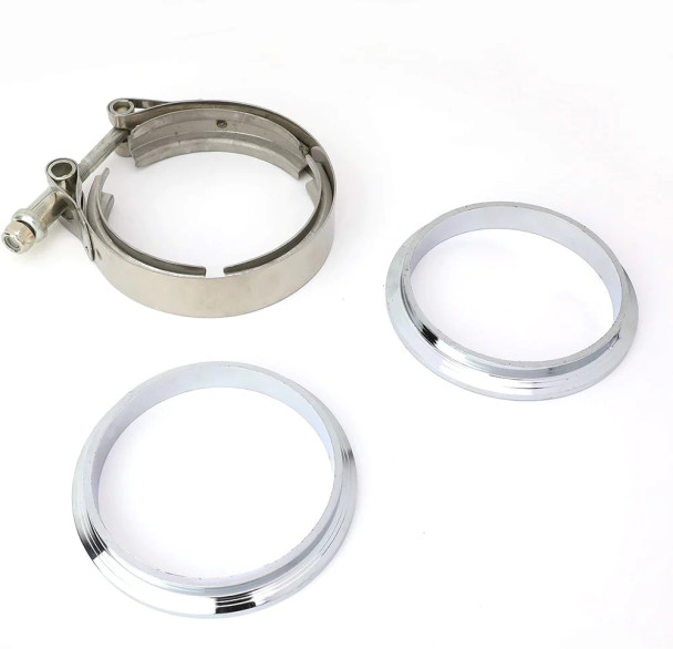 Speed Engineering 3" Stainless Steel V-Band Clamp/Flanges 25-1094