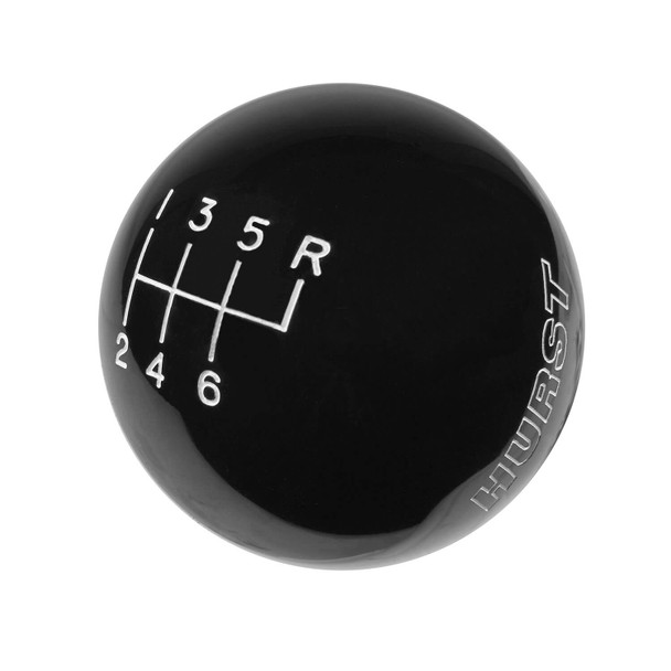 Hurst C5 Corvette Black 6 Speed Shift Knob 9/16-18 Threads 1630156 Hurst C5 Corvette Black 6 Speed Shift Knob 9/16-18 Threads 1630156