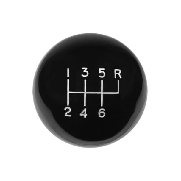 Hurst C5 Corvette Black 6 Speed Shift Knob 9/16-18 Threads 1630156 Hurst C5 Corvette Black 6 Speed Shift Knob 9/16-18 Threads 1630156