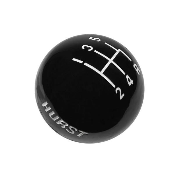 Hurst Shift Knob 5 Speed 3/8-16 Threads Black 1630125