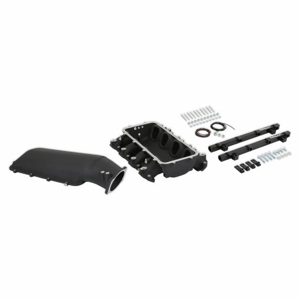 Holley EFI GM Gen V LT Lo-Ram Top-Feed Manifold Kit w/ Fuel Rails 300-718BK Black