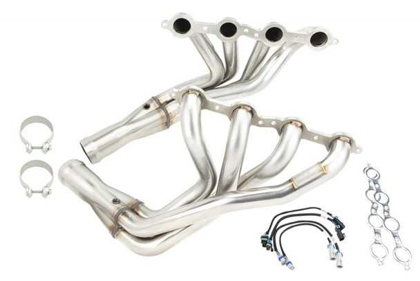 Kooks 2005-08 Chevy Corvette C6 1-7/8" Long Tube Headers w/ GREEN Catted Connection Kit 2160H431