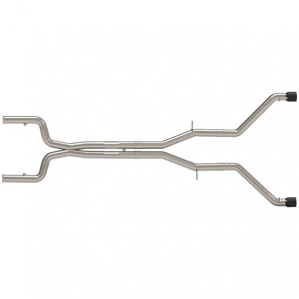 Kooks 2016-24 Chevy Camaro 3" Comp. Only Header-Back Muffler Delete Exhaust System w/ Black Tips 22605111MD