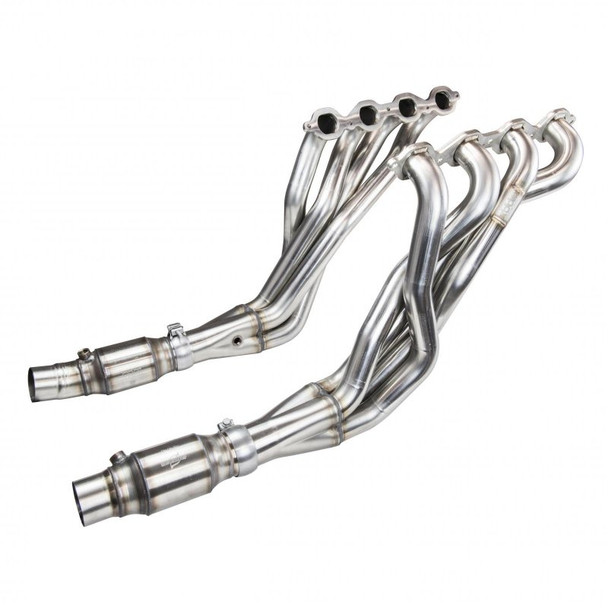 Kooks 2016-2024 Chevy Camaro 1-7/8" Long Tube Headers w/ GREEN Catted (OEM) Connection Pipes 2260H430