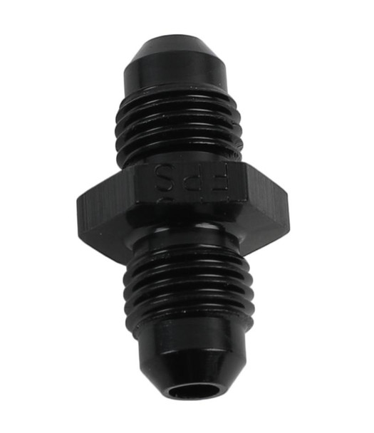 Fragola Union -4 x -4 AN Straight Coupler Adapter Fitting Aluminum Black 481504-BL