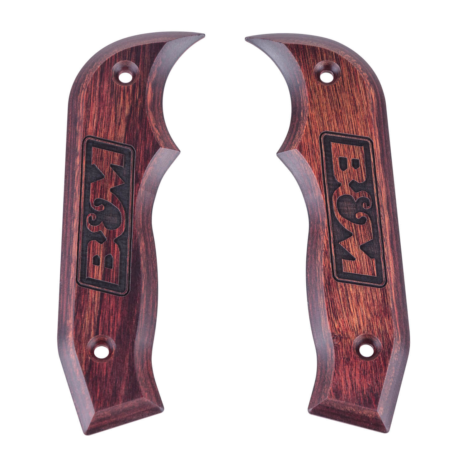 B&M Magnum Grip Side Plates RoseWood 81086