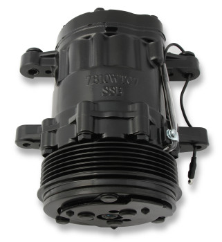Aldente Dynamic Compressor【初期Ver.】 Holley Sanden SD-7 A/C Compressor Black 199-104