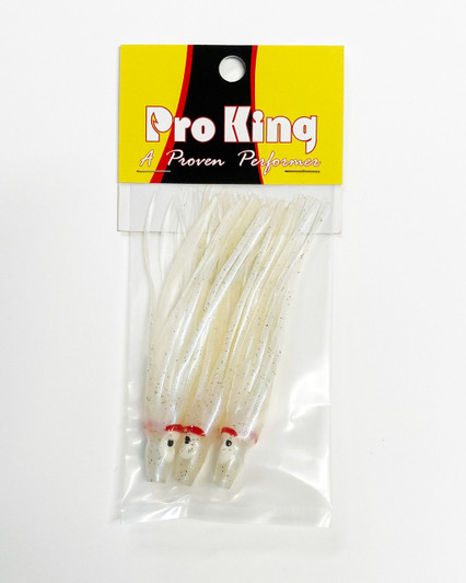 4.5" Squid, White/Pearl UV-3 pack