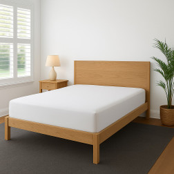 Diamante luxury 17" extra deep pocket fitted sheets, available in king, California king, queen, full and split king sizes. Our Diamante fitted sheets are sold in white, ivory and sable. 