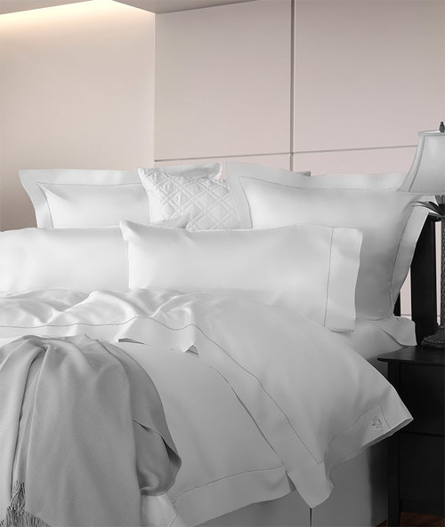 White Sateen Linen Set  Shop 600 Thread Count Cotton Hotel Sheets