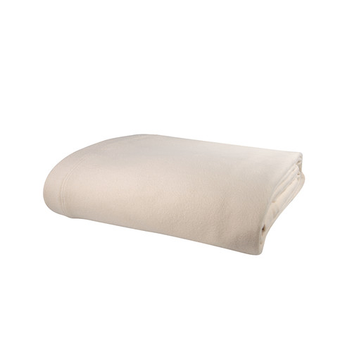 100% Cotton Flannel Blanket. Available in King and Queen Size. Shown here is our Ivory Porto Blanket