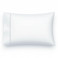 White Italian Sateen Cotton Pillowcase with Hemstitch Detail
