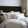 Our Righetta flat sheets are made from a super soft Long Staple cotton. Righetta flat sheets are finished with a classic hemstitch. Righetta is woven with a timeless and classic tone on tone stripe. 