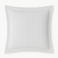 Super Soft Righetta Sheets, Shams, Duvet Covers and Pillowcases. Available in white, Ivory or Sable. Classic Tuxedo Stripe pattern. 