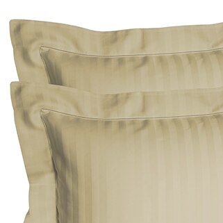 Our Sable Pillow Shams are a medium tan color.