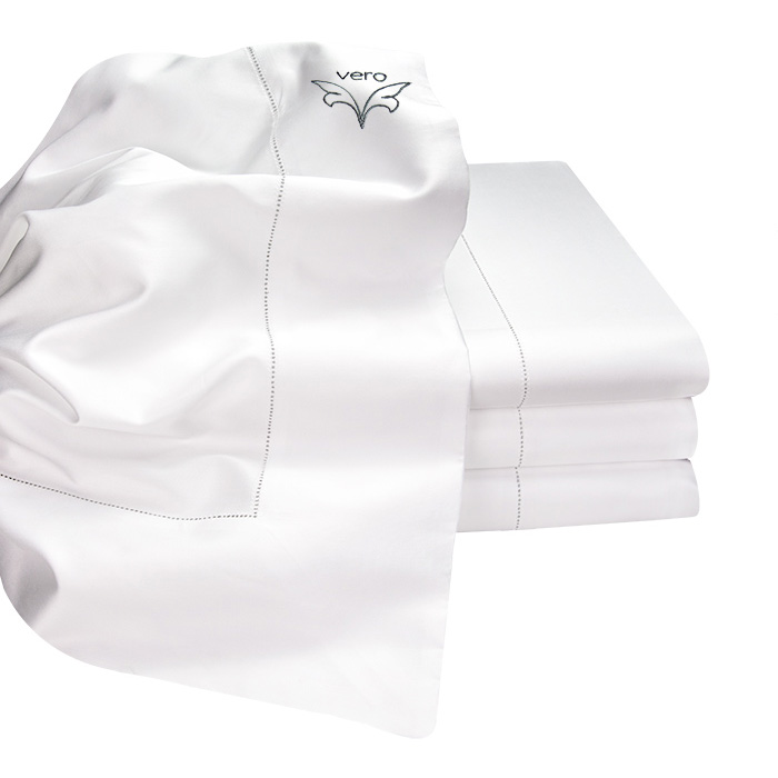 300 Thread Count solid sateen flat sheet