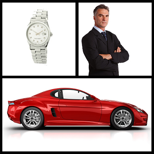 You own the sports car, the Armani suit & the Rolex.