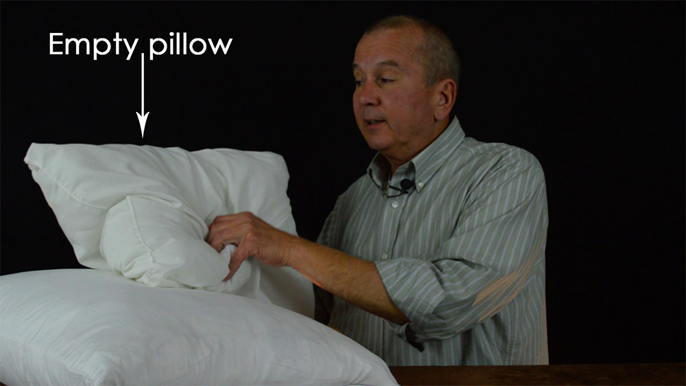 Goose Down Sleeping Pillow