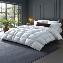 Vero Luxury Bed Linens Wyoming King Size Luxury Baffle Box Down Alternative Comforter . 112" W x 98" L. Hypoallergenic. Made in the USA.
