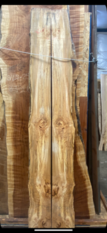 Spalted Maple  Bookmatched Set  Cc-Gg-Rr