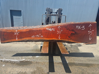 Makore Slab MK3 1.5x23-35x151 