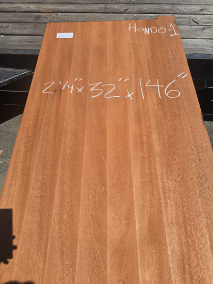 Honduran Mahogany Slab Hondo-1 2.25x32x146
