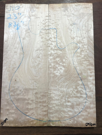 Quilt Maple 9"x23"x2"