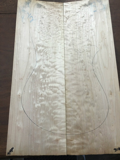 Quilt Maple 8.5"x24"x2"