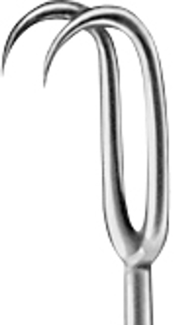 Aesculap Joseph Skin Hook, 6mm Tip, 2 Prongs, 165mm, 6.5in