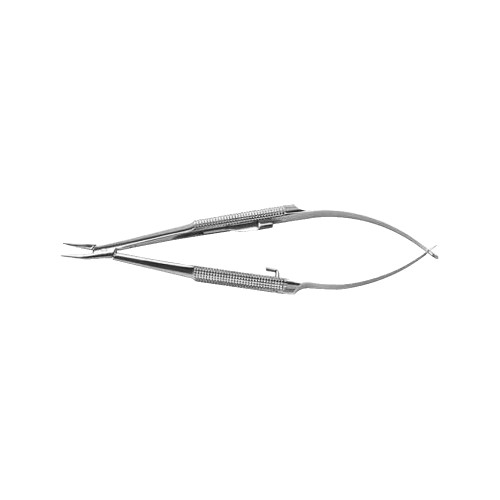 Aesculap Barraquer Micro Needle Holder 5.25IN (134mm) w/ Catch, Curved