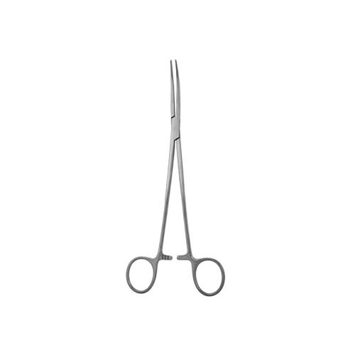 gSource Vanderbilt Deep Vessel Forceps 8.5IN Curved Serrated