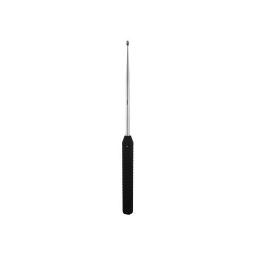 gSource gCurette, Double Handed 17in Str, Plastic Hdl 9in Black, Oval 2.5mm