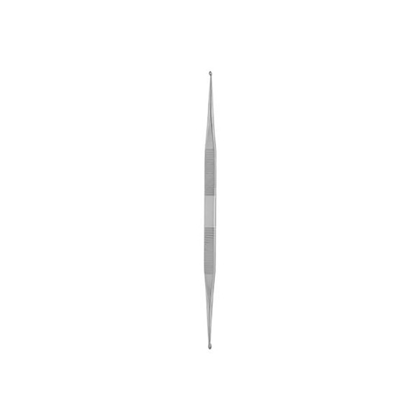 gSource House Stapes Curette 7IN Double Ended, 1.0x1.6mm, 30 Degree Angle