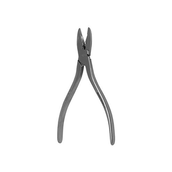 gSource Wire Bending Pliers 6" w/ Cutter, TC, Notched Serrated Jaw, Maximum Capacity 1.6mm [.062"]
