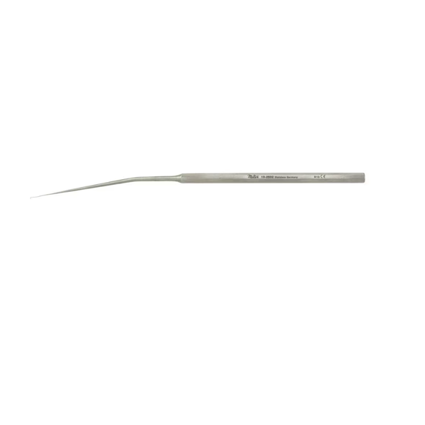 Integra-Miltex House Hook, 6IN (155mm), Shaft Angled, 1mm Tip, Angled Left 90 Degrees