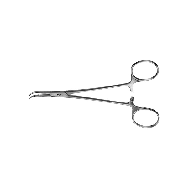 Aesculap Micro-Adson Suture Forceps Curved 5.5IN (140mm)
