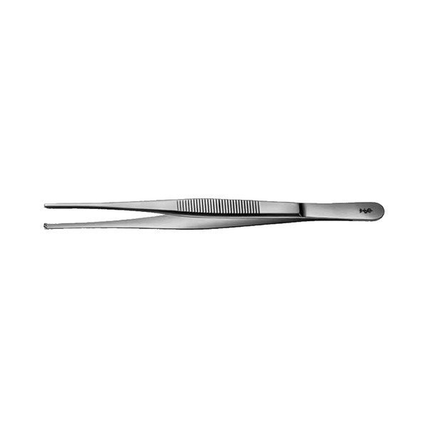 Aesculap Tissue Forceps, Delicate 5.125IN (130mm), 2 x 3 Teeth