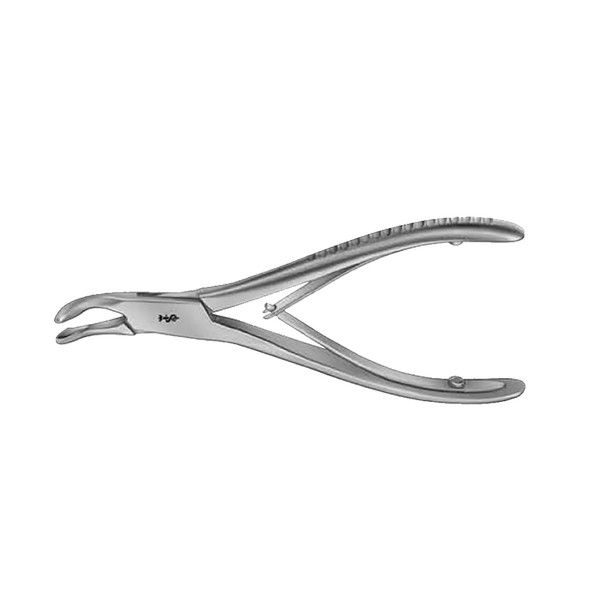 Aesculap Bone Rongeur 5.5IN (140mm), Curved, 3.8mm x 19mm Jaw
