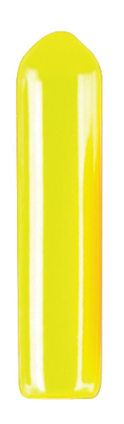 Integra-Miltex Tip-It TM Instrument Protector, Yellow 3/16" x 1" (4.8mm x 25.4mm), Non-Vented, Size Code 5 (50 Per Bag)