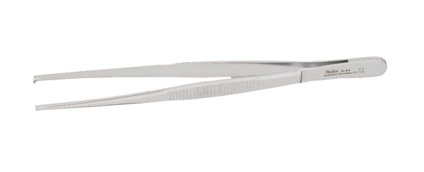 Integra-Miltex  Tissue Forceps, 5.625IN (144mm), 1x2 Teeth, Standard Pattern, Serrated Handles