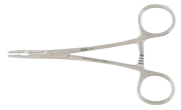 Integra-Miltex  Olsen-Hegar Needle Holder, 5.5" (140mm), Serrated Jaws