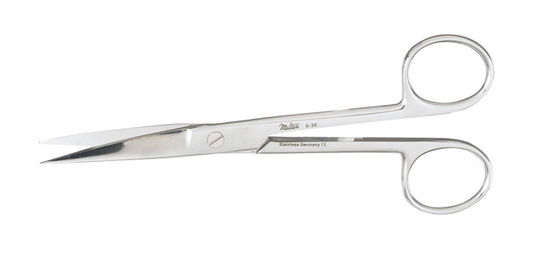 Integra-Miltex  Operating Scissors 5.75IN (145mm), Standard pattern, Curved, Sharp/Sharp
