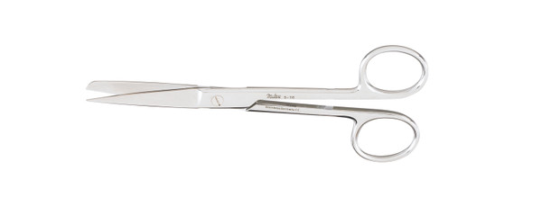 Integra-Miltex Operating Scissors, 5.75" (145mm), Standard Pattern, Straight, Sharp-Blunt Points