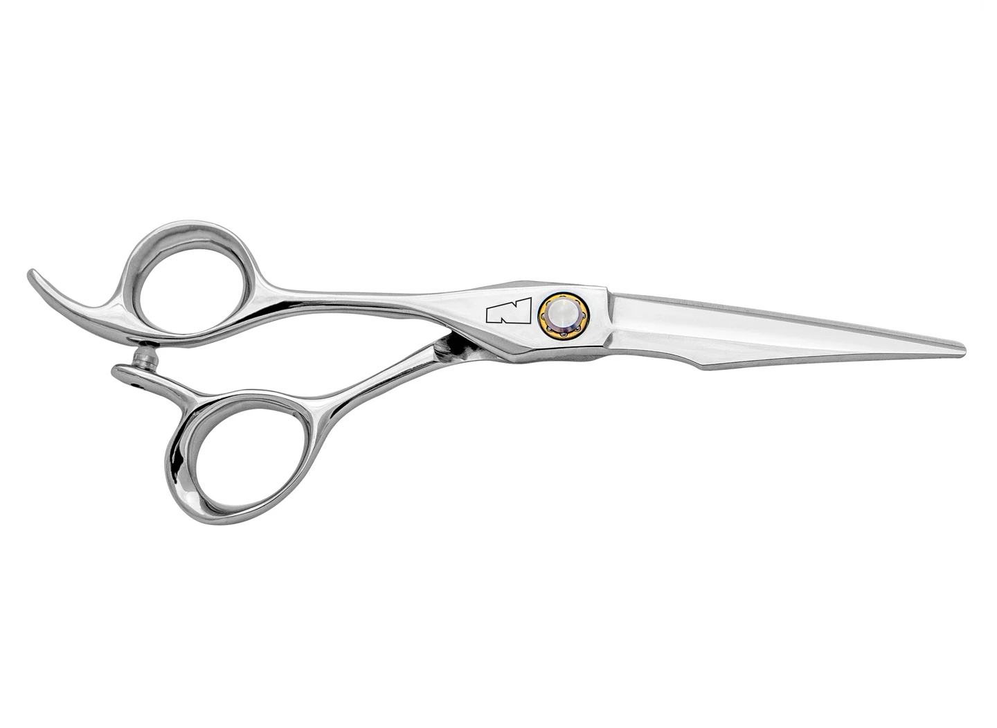 stainless left handed hair scissor