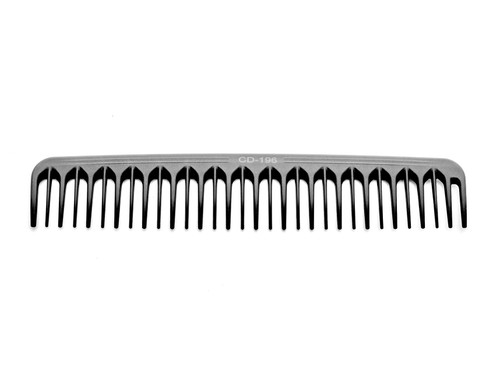 a black comb with the model number cd196 on the spine in white