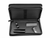 a black 4 piece scissor case opend showing 4 slots