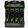 1" x 15' Ratchet Tie Down Set 1500 (4-Piece)