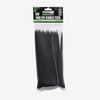 8" Light Duty Black Cable Tie Set (100-Piece)